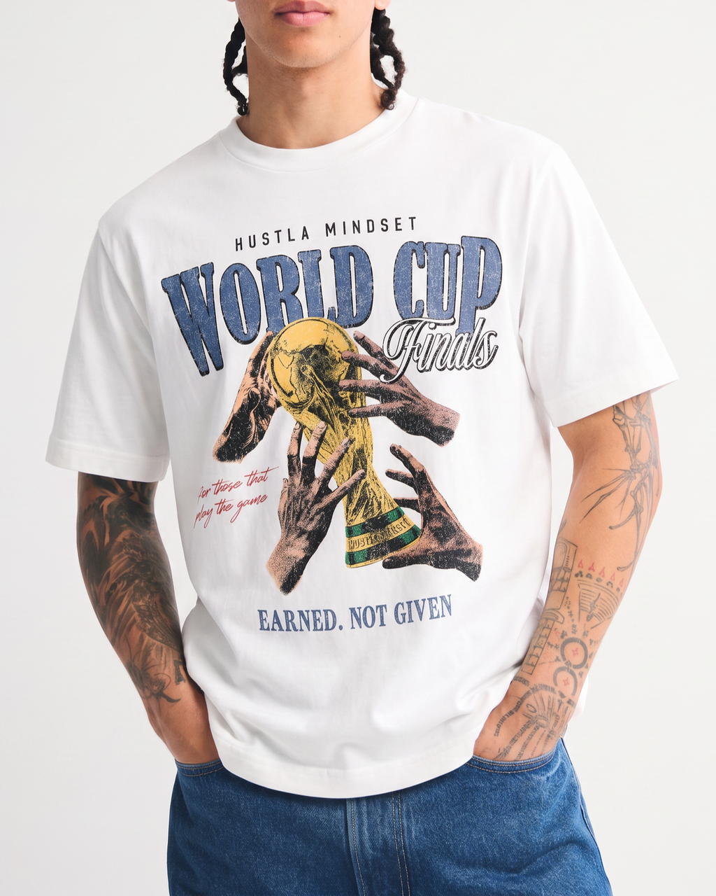 WORLD CUP FINALS  TEE OFF-WHITE