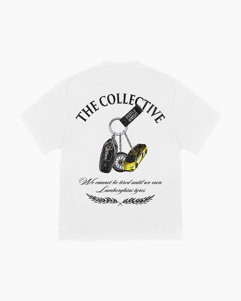 THE COLLECTIVE - LAMBO TYRES TEE WHITE